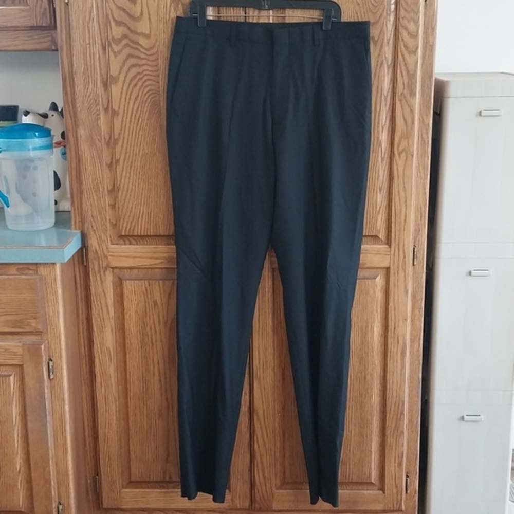 J. Crew‎ NWT Men's Aldridge King Loro Piana Italian Wool Dress Pants Sz 35 Black